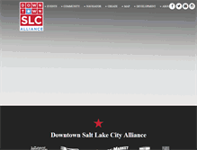Tablet Screenshot of downtownslc.org